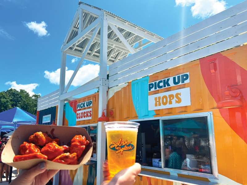 Clucks and Hops Wing Bar